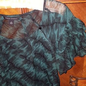 Banana Republic semi-sheer silk blouse, Women's S